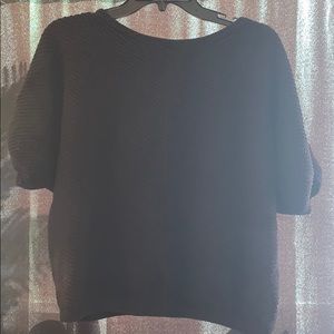 Loose Crop Cotton Blouse